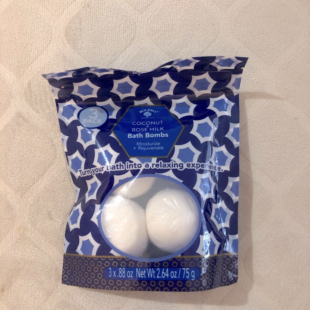 Baby bombs pack of 3 and Bath Salts scent cherry blossom